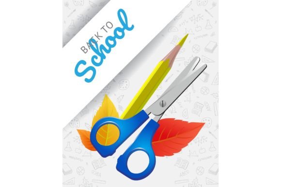 Back to School Lettering with Leaves
