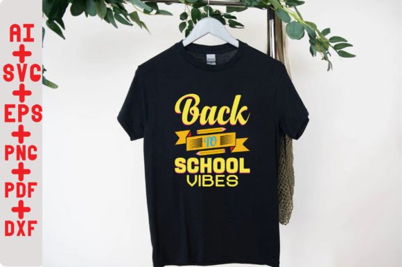 Back to School Vibes SVG T-Shirt: A Versatile Digital Design for Creators & Educators