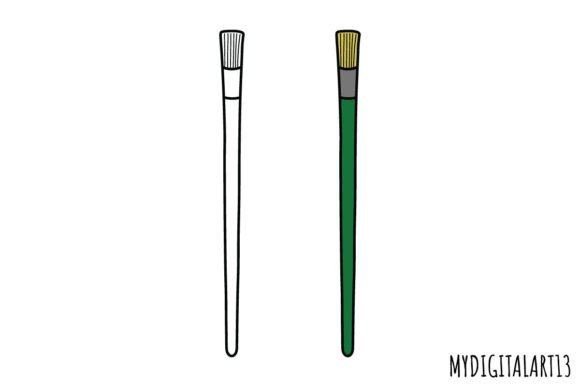 Paint Brush Clipart, Back to School: Simple, Versatile, and Ready When You Are